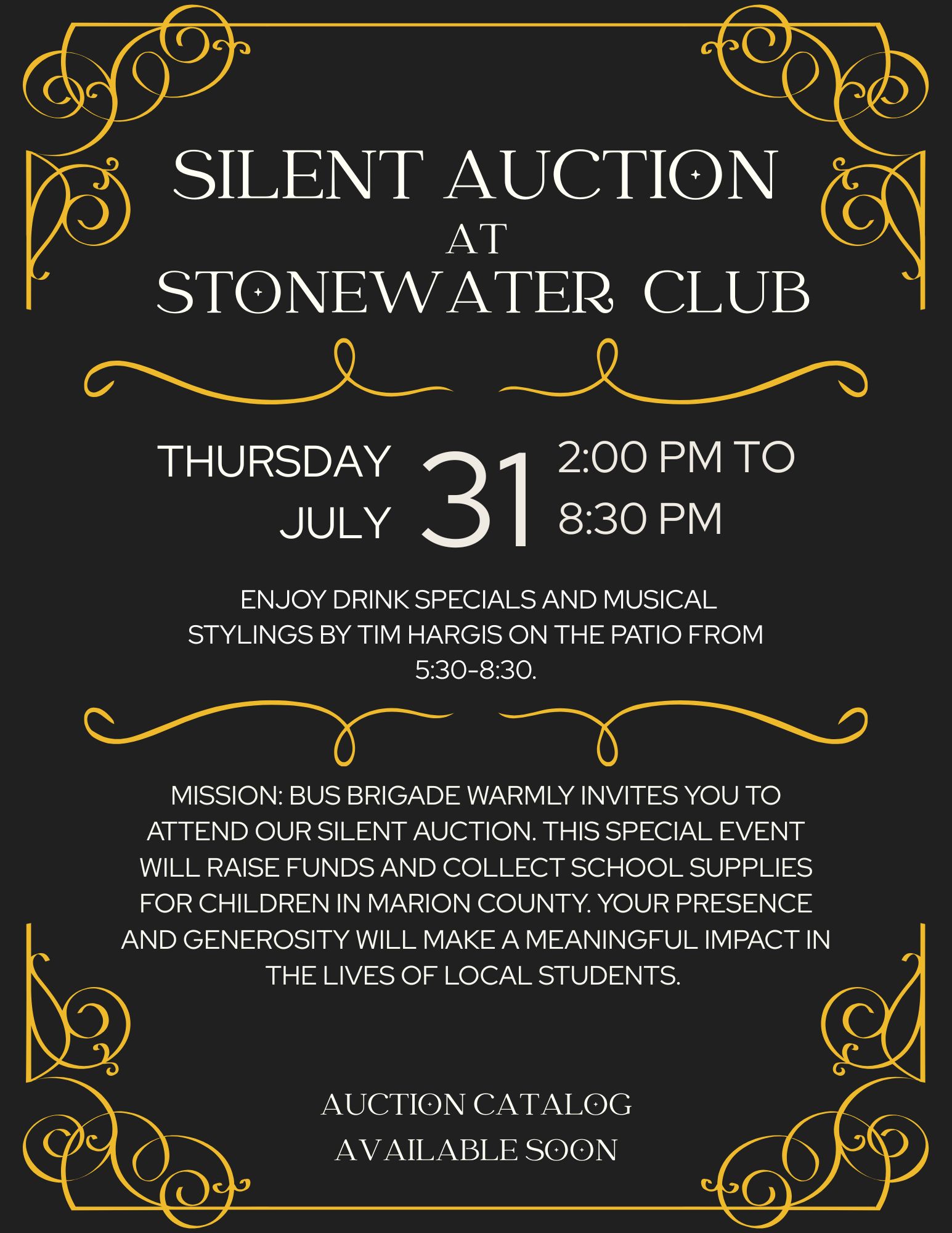 Mission Bus Brigade Auction